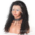 Wig en gros 360 Lace Frontal Wig Hoils Wigs for Black Women Vendor 210% densité Curly Lace Front Wigs Human Hair Hair Lace